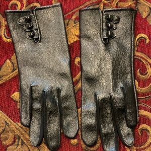 Vintage Black Gloves Size 61/2